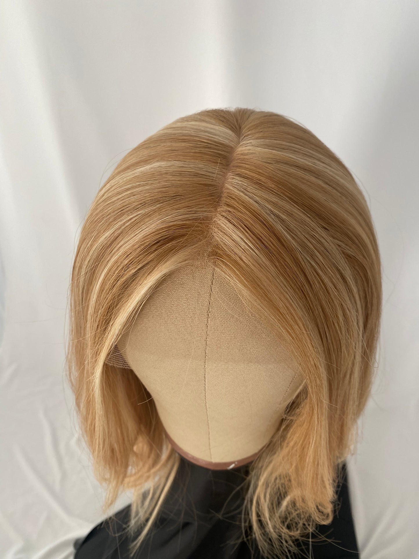 iWig Premium Echthaar-Perücke Sunshine Blond